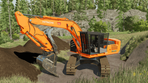 Deere 3554/Hitachi ZX350F-1 Roadbuilder V1.0