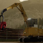 Kobelco SK400LL Log Loader2