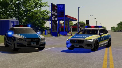 Audi A8 D4 2015 police support vehicle