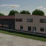 Construction yard building