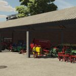 Small Serbian brick shed