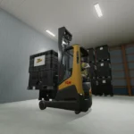 TCM RTL 140 Narrow Aisle Forklift v1.02