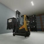 TCM RTL 140 Narrow Aisle Forklift v1.05
