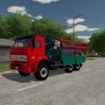 KamAZ-6522 with manipulator crane