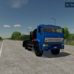 KamAZ-6522 with manipulator crane2