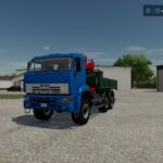 KamAZ-6522 with manipulator crane4