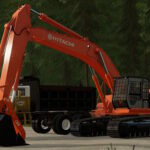 Hitachi EX400LC Backspar Hoe v1.0