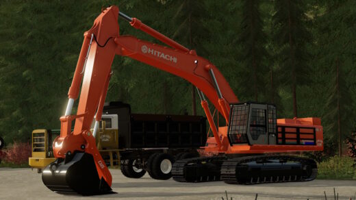 Hitachi EX400LC Backspar Hoe v1.0