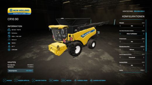 New Holland CR10.90 GEN 1/2/3 V Beta