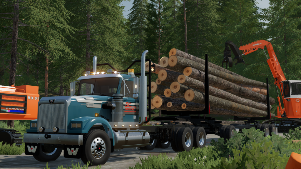 BC Logging Truck Rigging